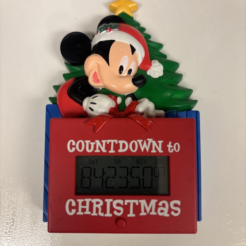 Hallmark Disney Mickey Mouse Digital Christmas Countdown Ornament Tested Works